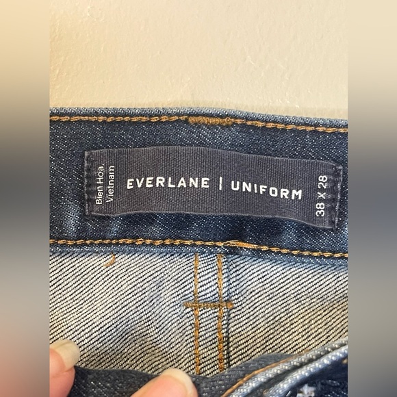 - Everlane Uniform Men’s The Skinny Jeans Blue Size 38x28 (36x24.5) - Picture 4 of 6